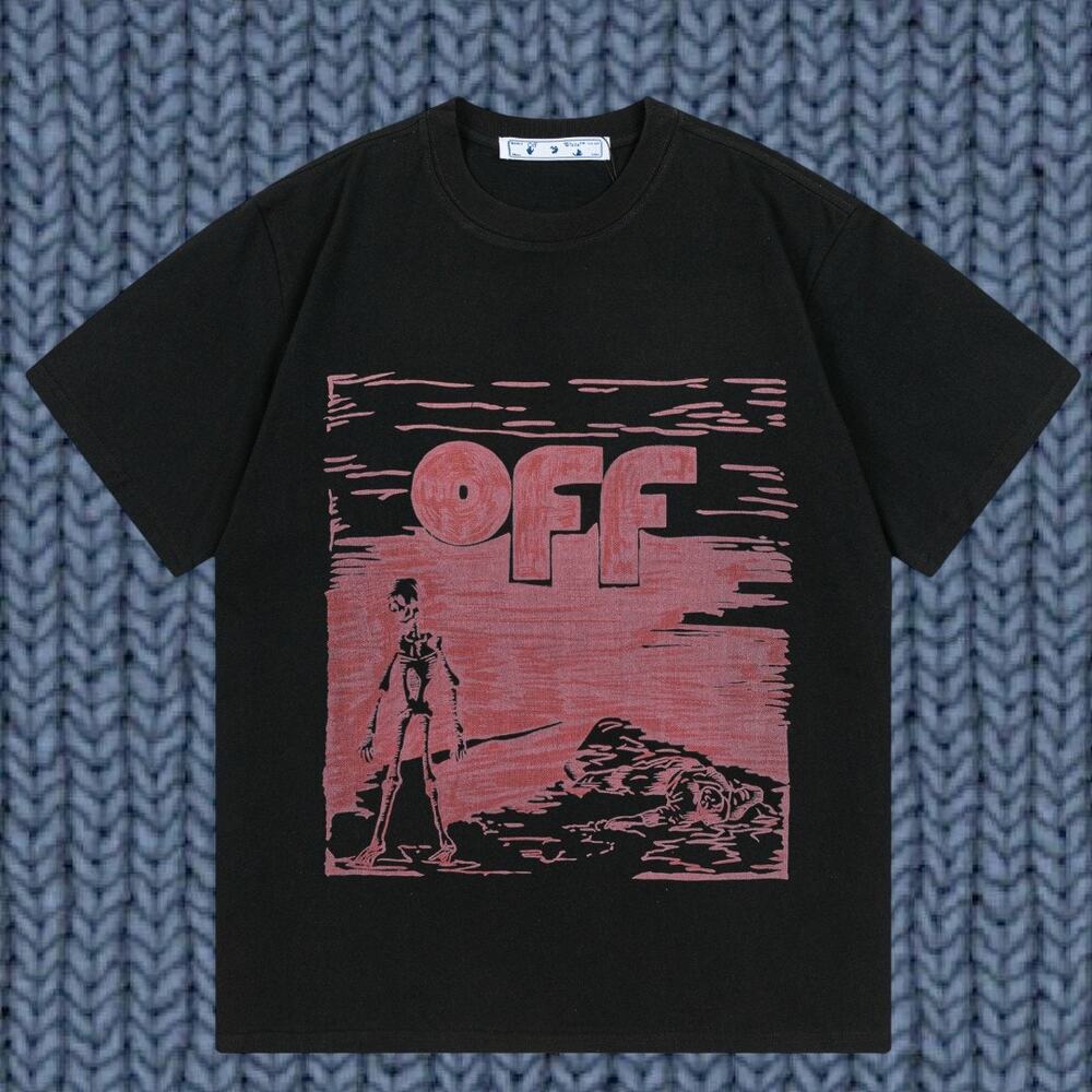 Off-white Men's Black Short Sleeve T-Shirt